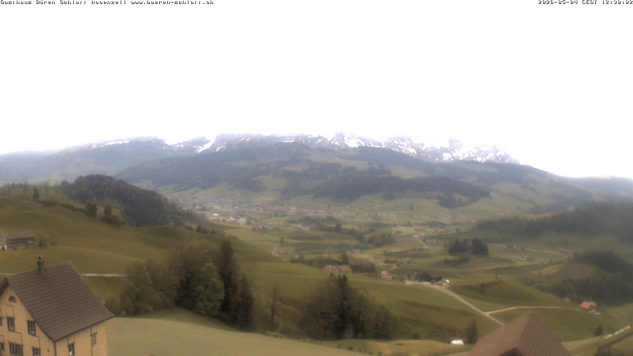 Archiv Foto Webcam Panoramablick über Appenzell
