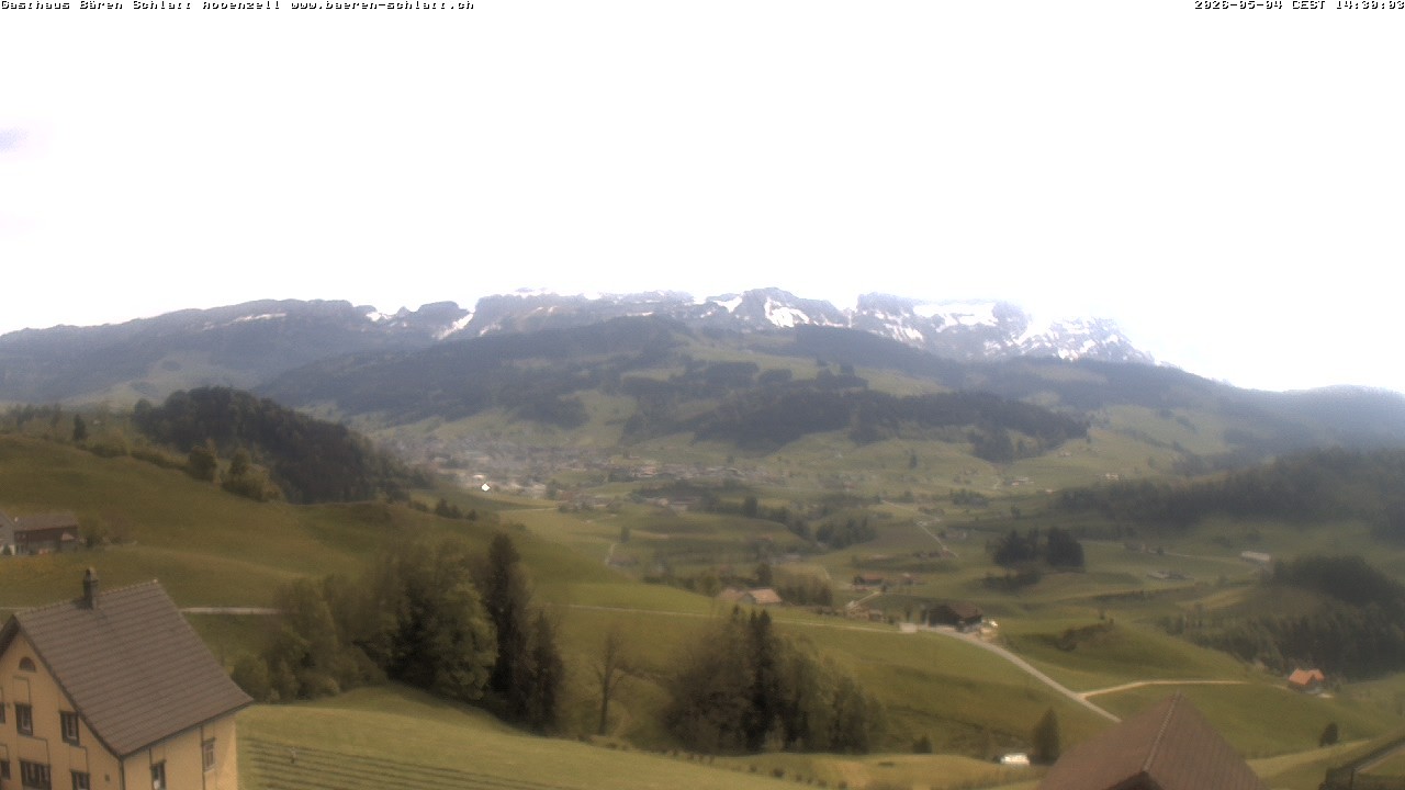 Archiv Foto Webcam Panoramablick über Appenzell