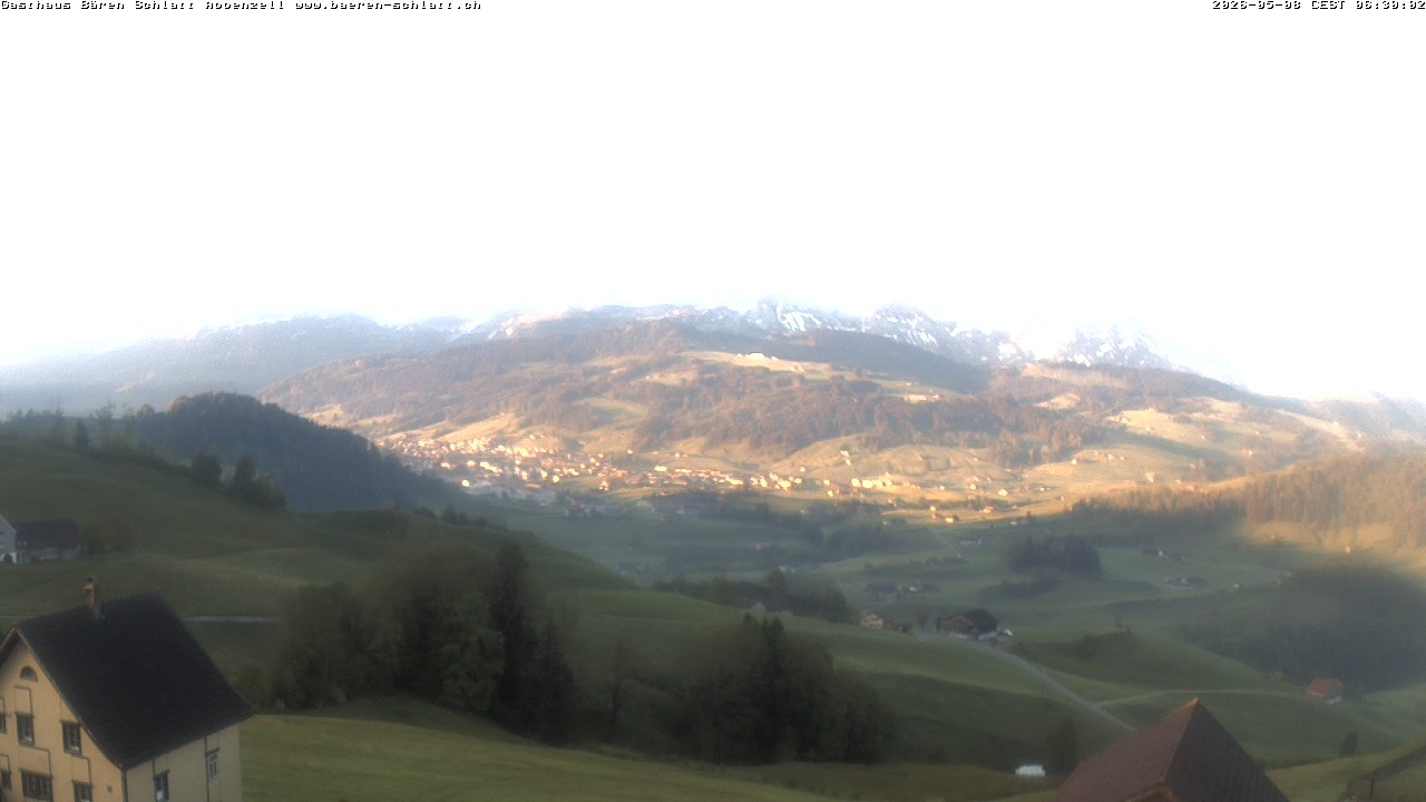 Archived image Webcam Appenzell in Switzerland