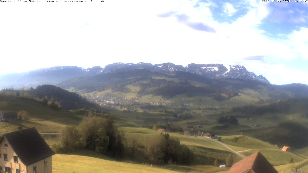 Archived image Webcam Appenzell in Switzerland