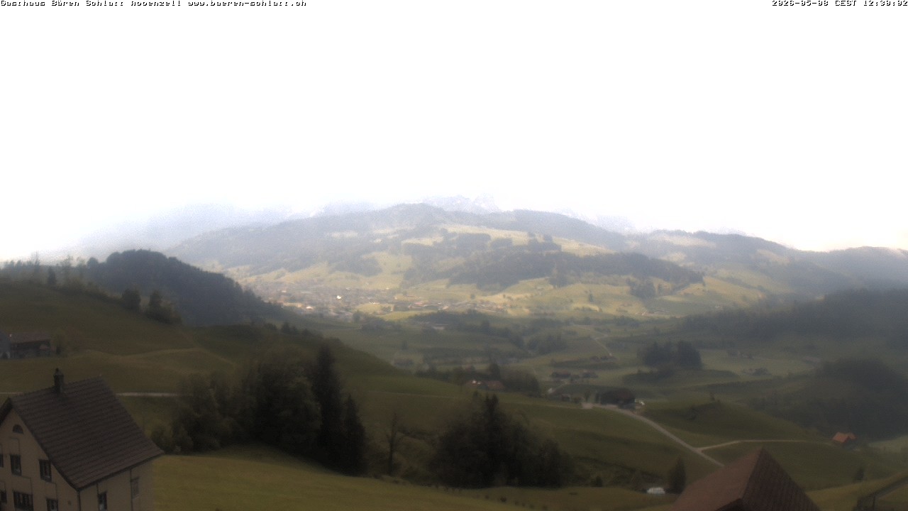 Archived image Webcam Appenzell in Switzerland