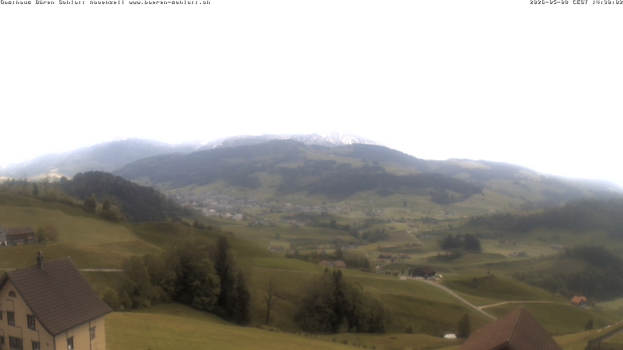 Archived image Webcam Appenzell in Switzerland