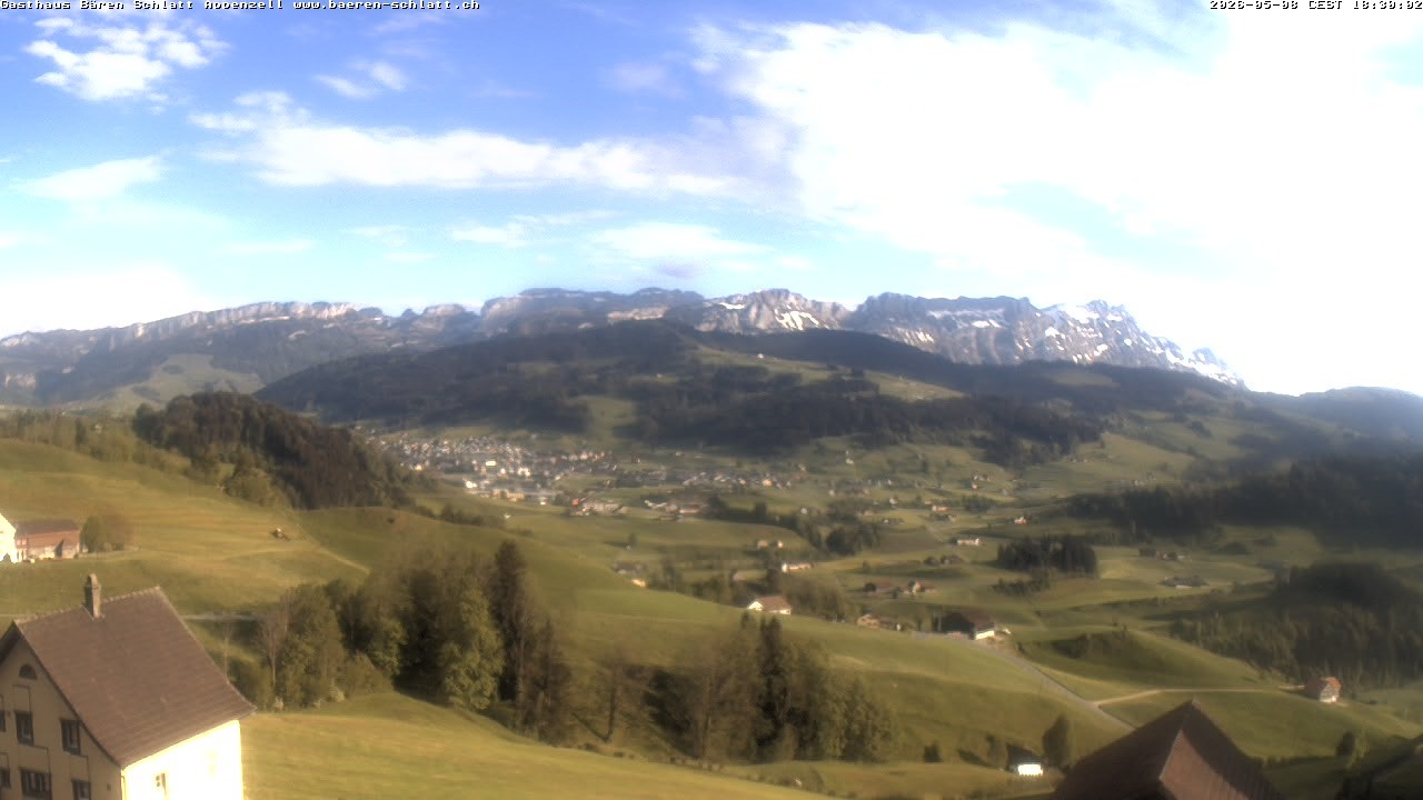 Archived image Webcam Appenzell in Switzerland
