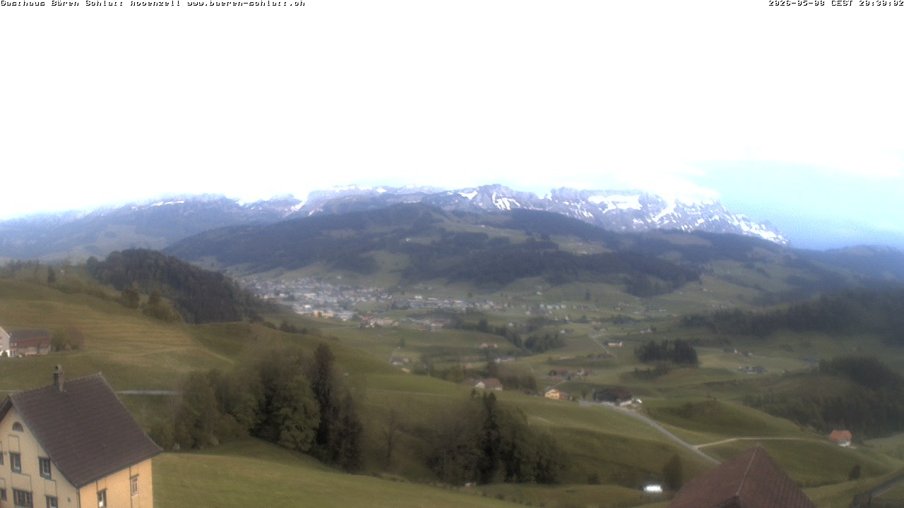 Archived image Webcam Appenzell in Switzerland