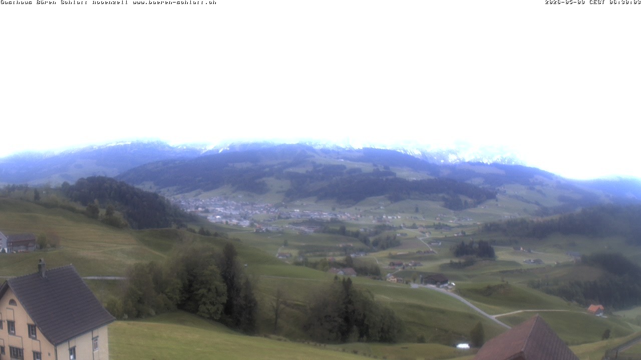 Archiv Foto Webcam Panoramablick über Appenzell