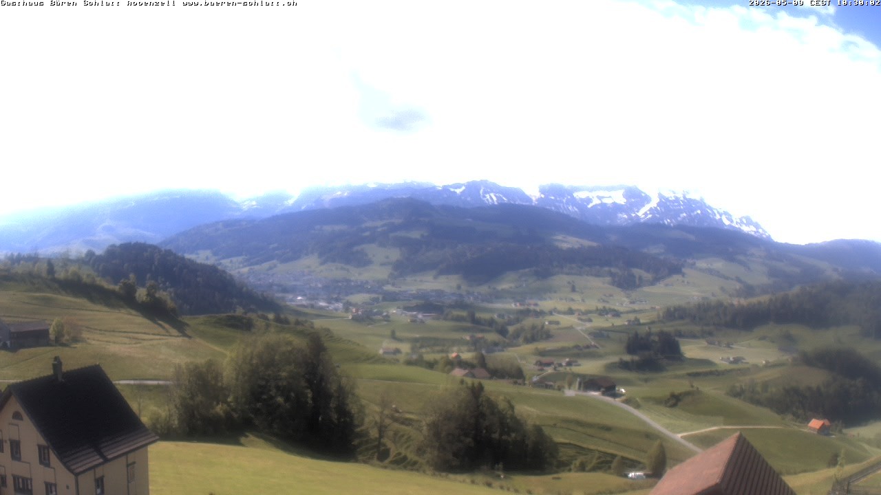 Archiv Foto Webcam Panoramablick über Appenzell