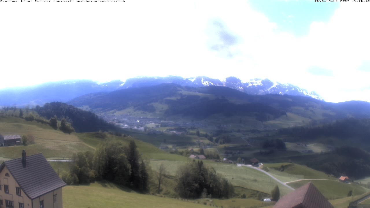 Archiv Foto Webcam Panoramablick über Appenzell