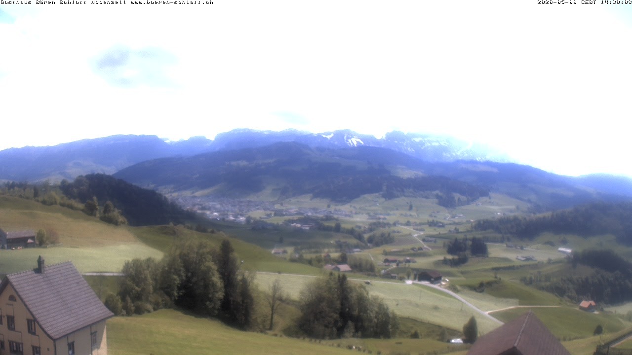 Archiv Foto Webcam Panoramablick über Appenzell