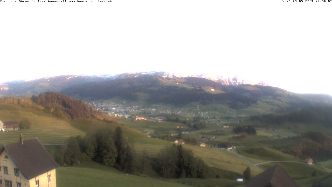 Archiv Foto Webcam Panoramablick über Appenzell