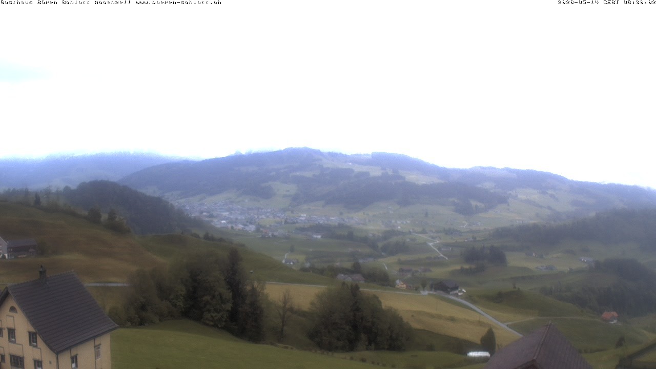 Archived image Webcam Appenzell in Switzerland