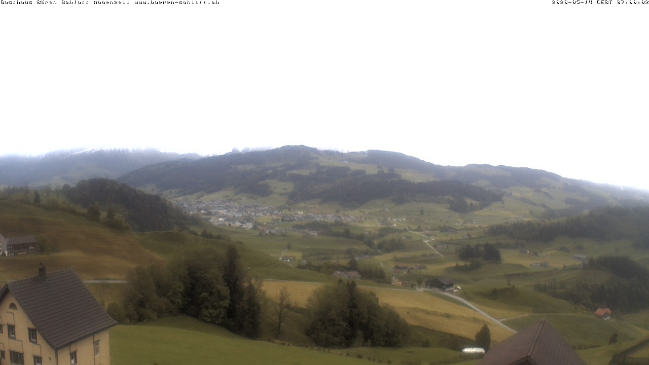 Archived image Webcam Appenzell in Switzerland