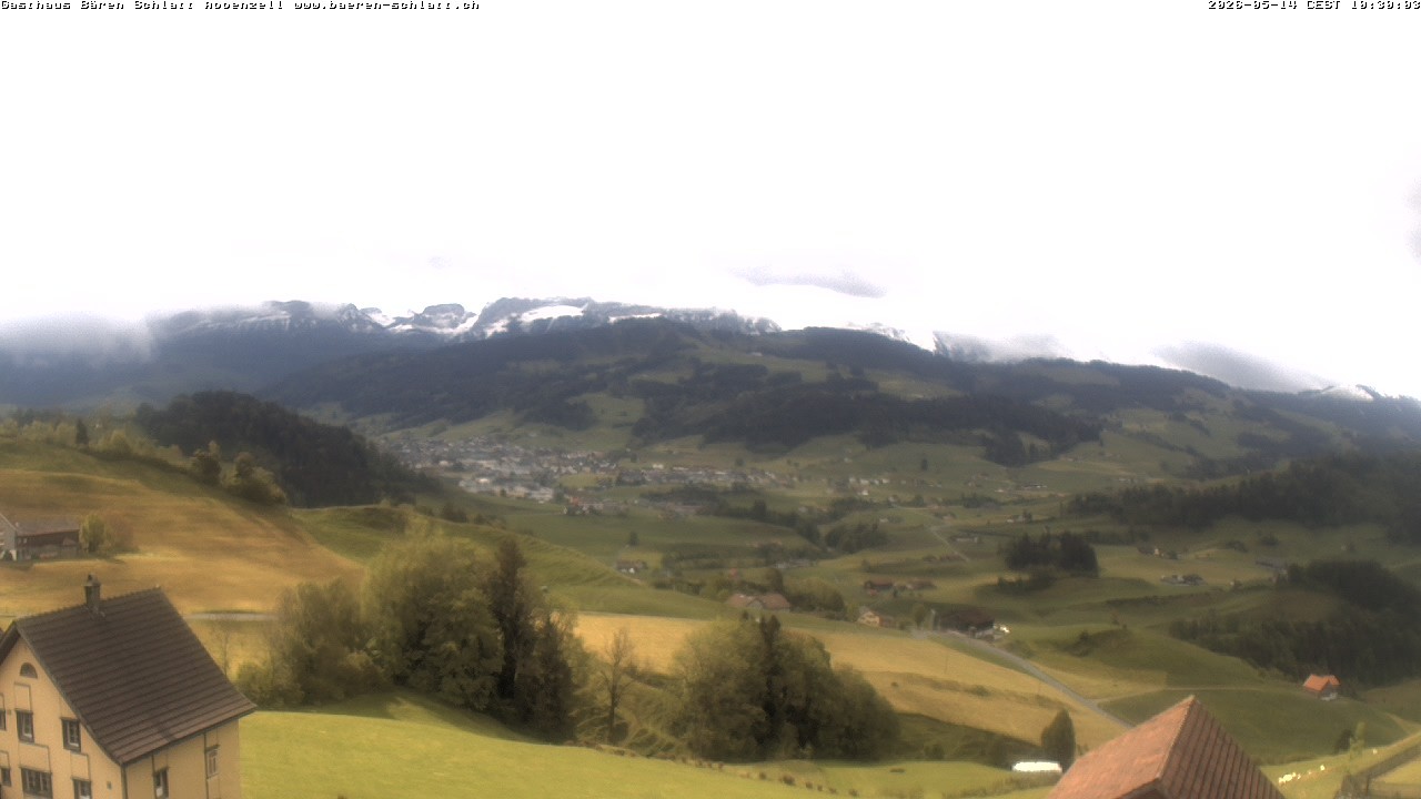 Archived image Webcam Appenzell in Switzerland