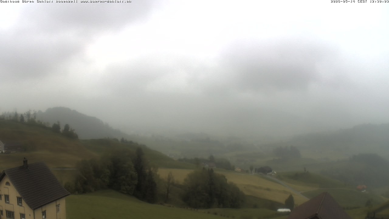 Archived image Webcam Appenzell in Switzerland