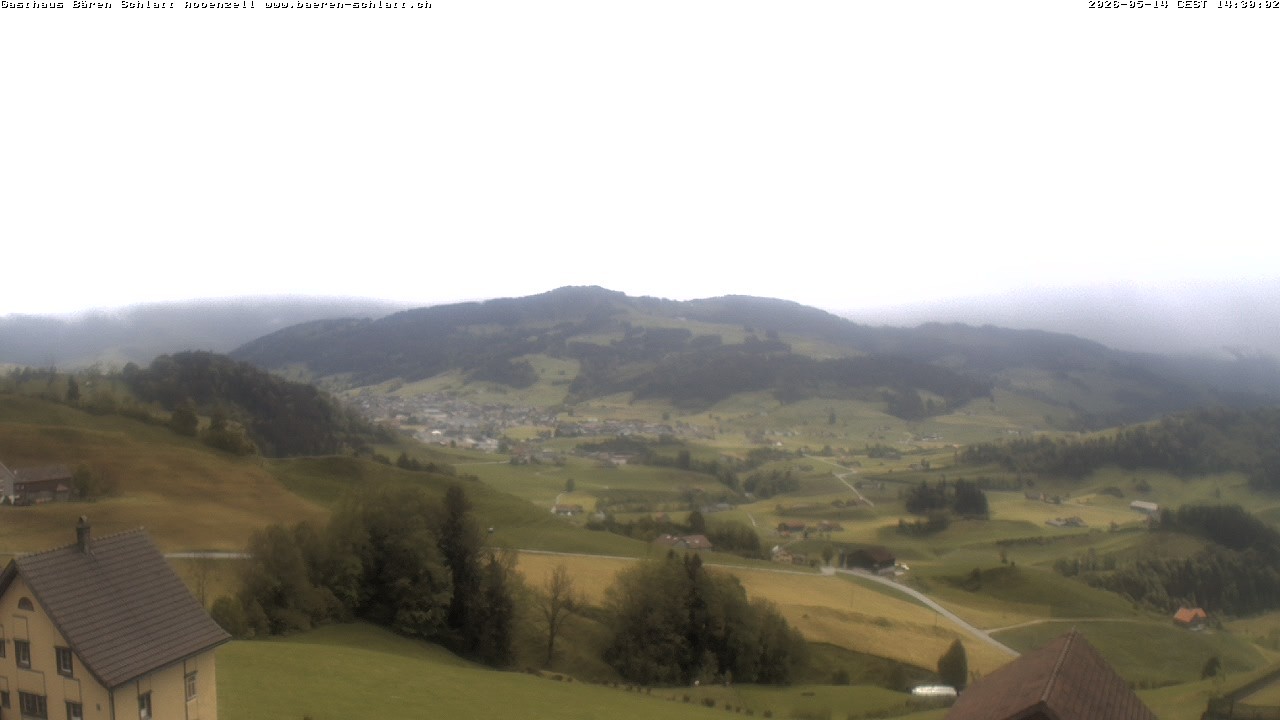 Archived image Webcam Appenzell in Switzerland