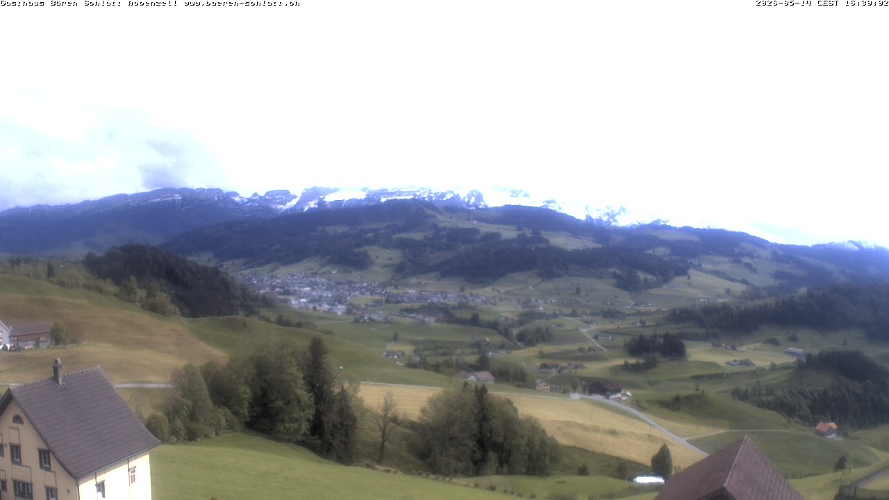 Archived image Webcam Appenzell in Switzerland
