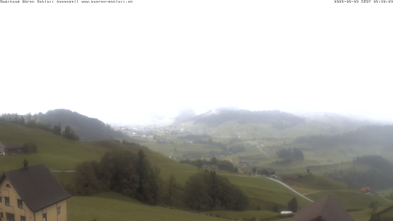 Archiv Foto Webcam Panoramablick über Appenzell