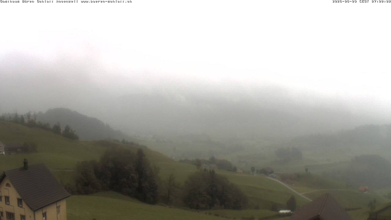 Archiv Foto Webcam Panoramablick über Appenzell