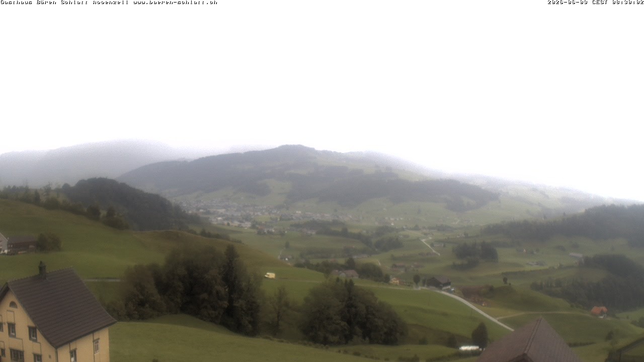 Archiv Foto Webcam Panoramablick über Appenzell