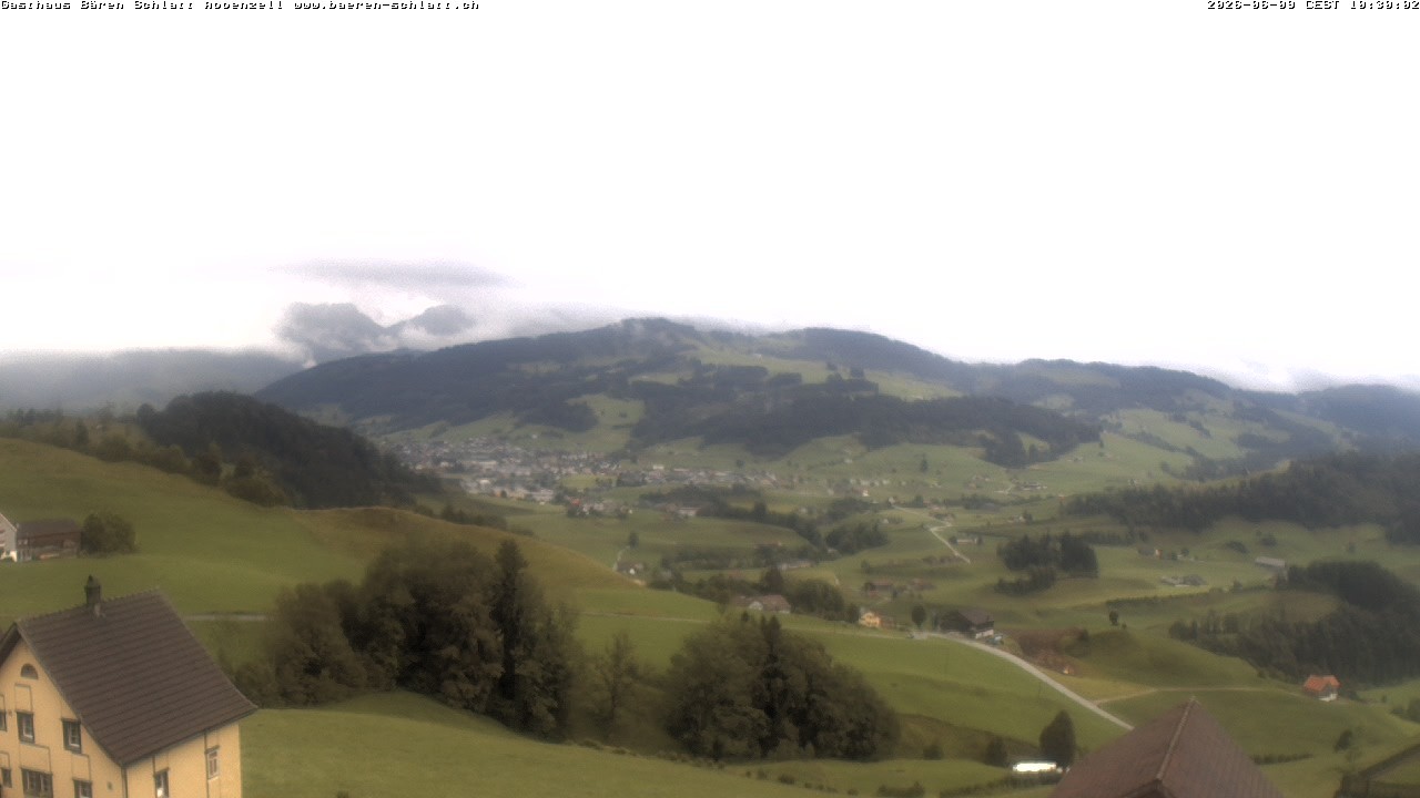 Archiv Foto Webcam Panoramablick über Appenzell