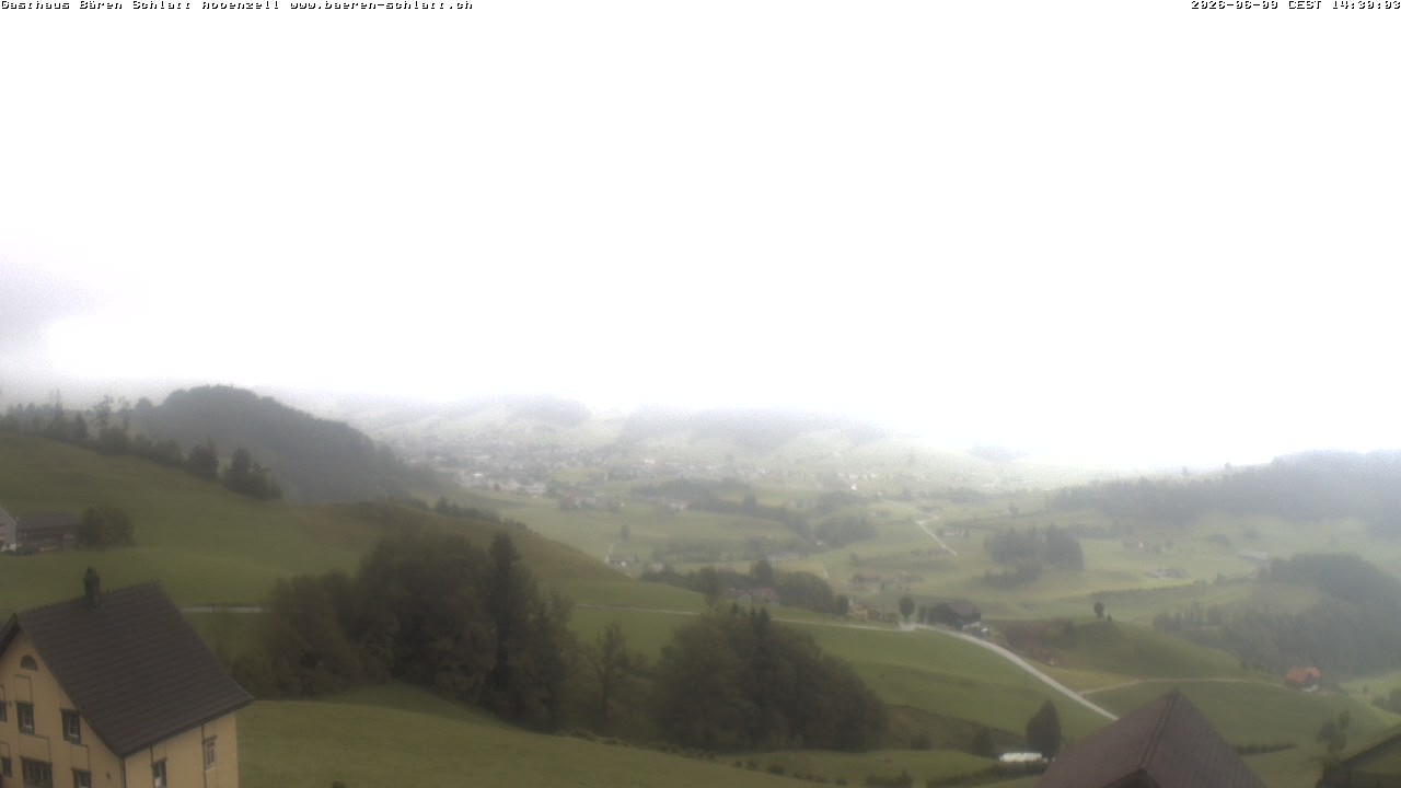 Archiv Foto Webcam Panoramablick über Appenzell