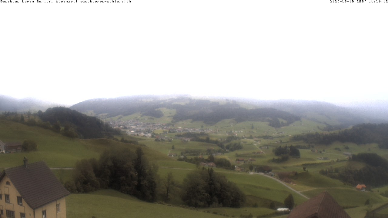 Archiv Foto Webcam Panoramablick über Appenzell
