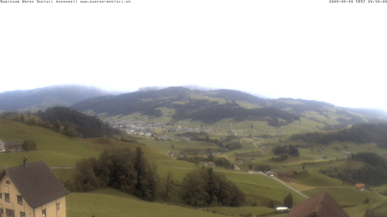 Archiv Foto Webcam Panoramablick über Appenzell