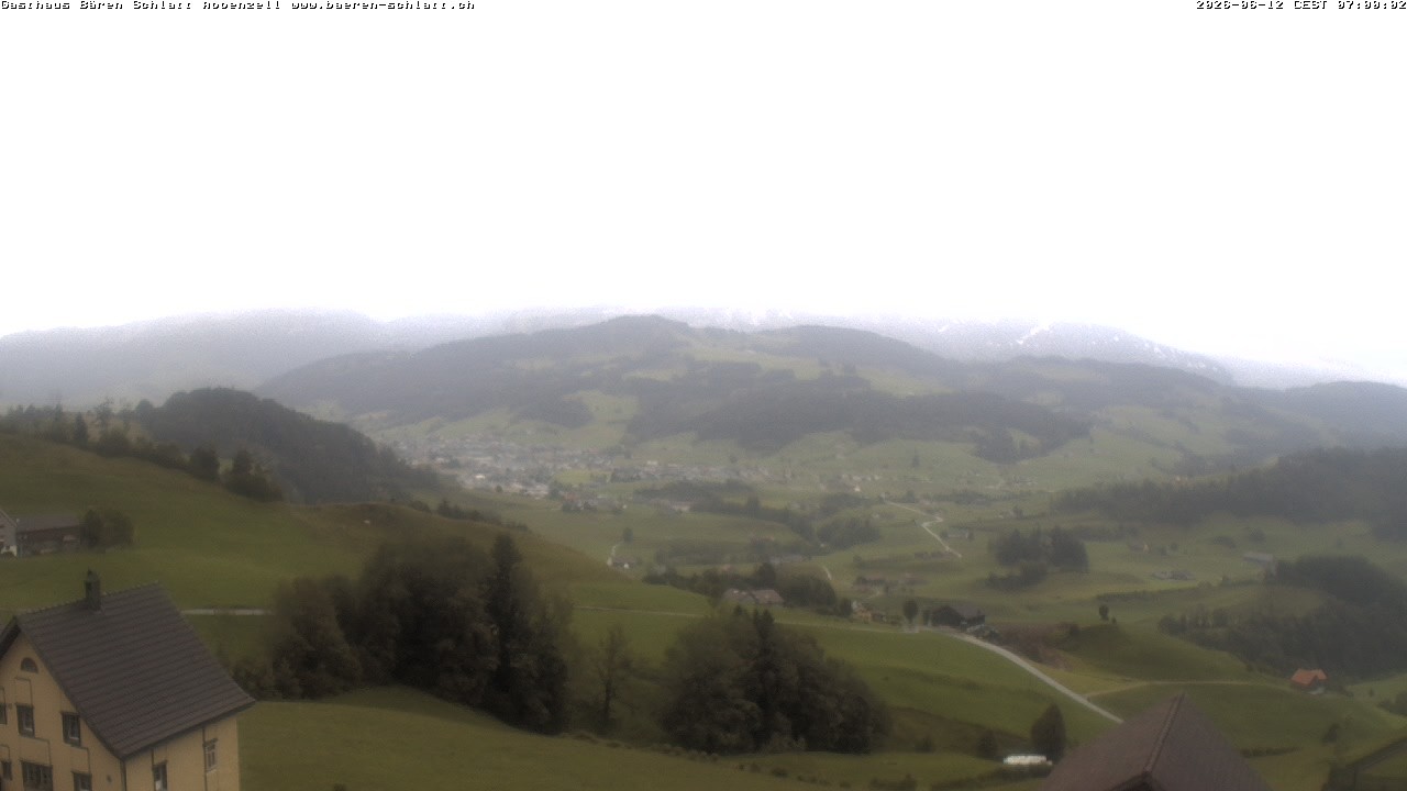 Archived image Webcam Appenzell in Switzerland