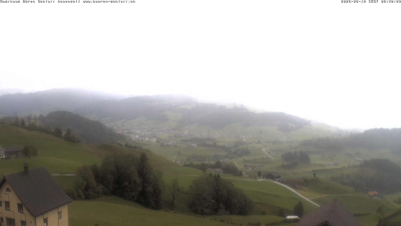 Archived image Webcam Appenzell in Switzerland