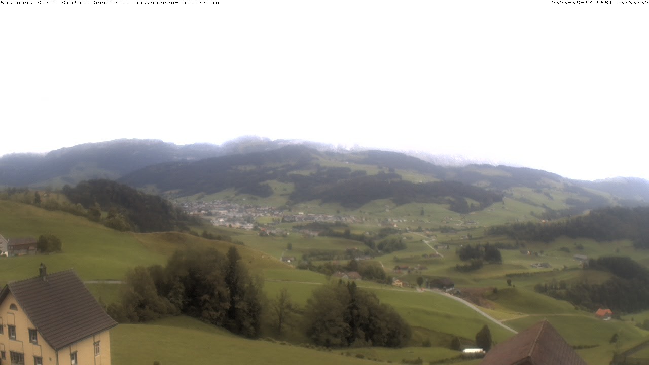 Archived image Webcam Appenzell in Switzerland
