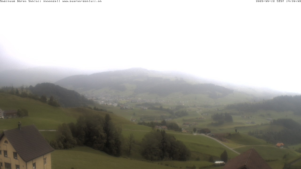Archived image Webcam Appenzell in Switzerland