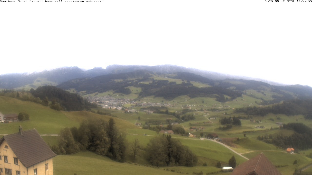 Archived image Webcam Appenzell in Switzerland