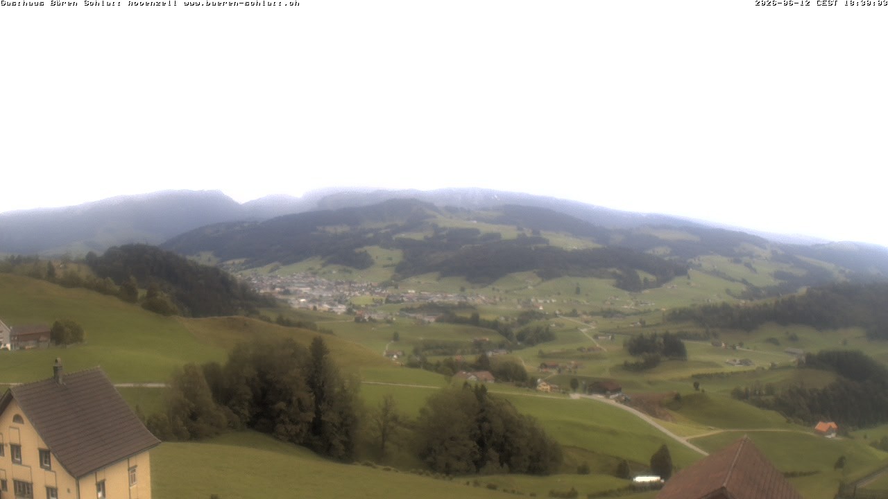 Archived image Webcam Appenzell in Switzerland