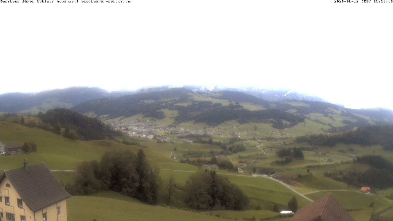 Archived image Webcam Appenzell in Switzerland