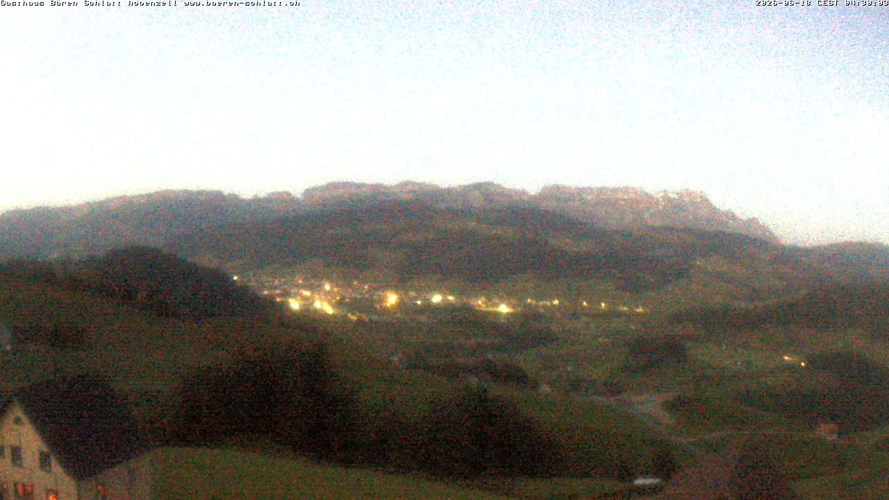 Archiv Foto Webcam Panoramablick über Appenzell