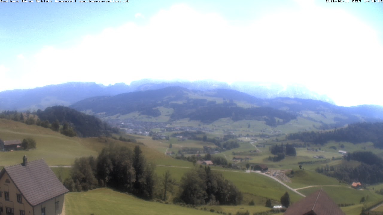 Archiv Foto Webcam Panoramablick über Appenzell