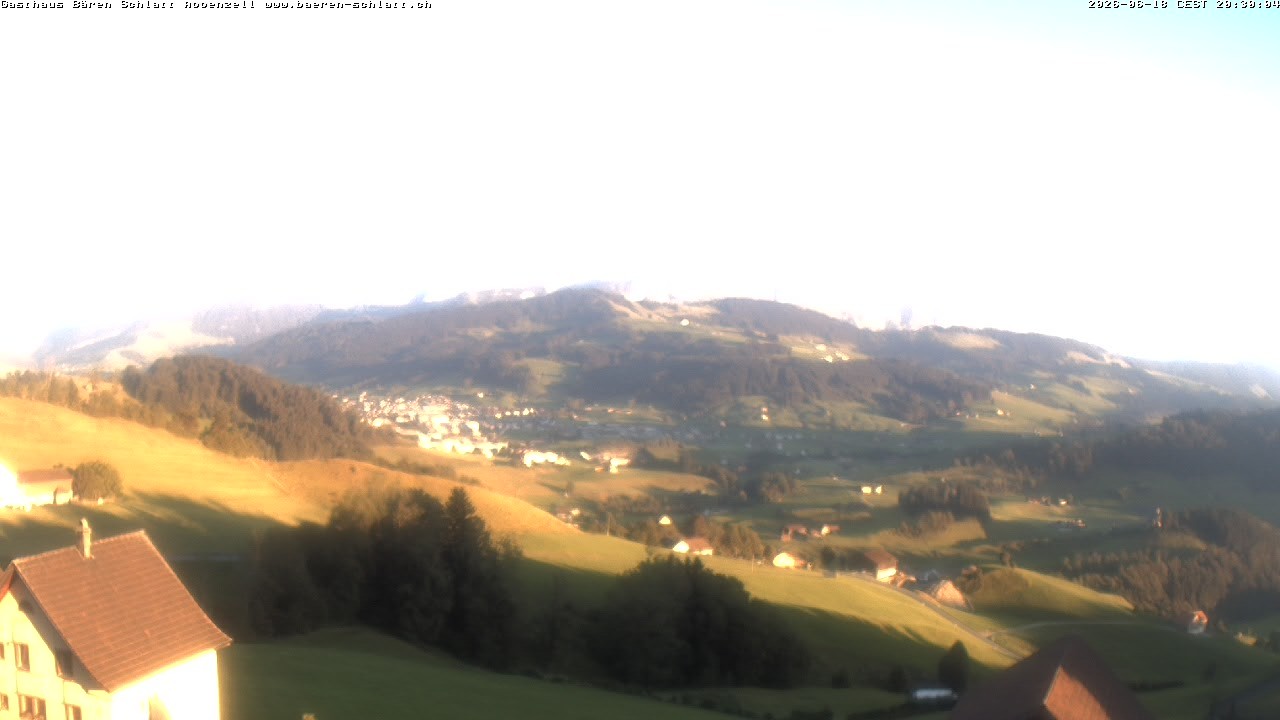 Archived image Webcam Appenzell in Switzerland