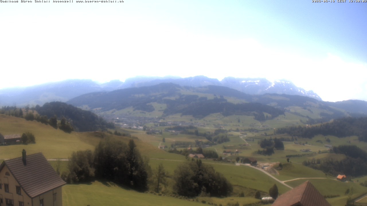 Archiv Foto Webcam Panoramablick über Appenzell