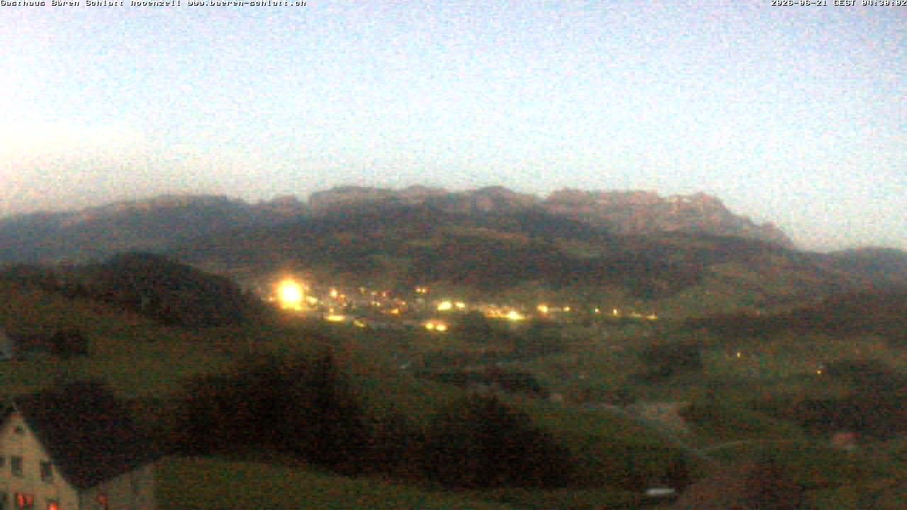 Archiv Foto Webcam Panoramablick über Appenzell