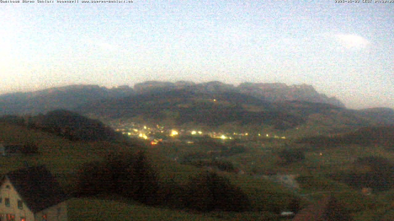 Archived image Webcam Appenzell in Switzerland