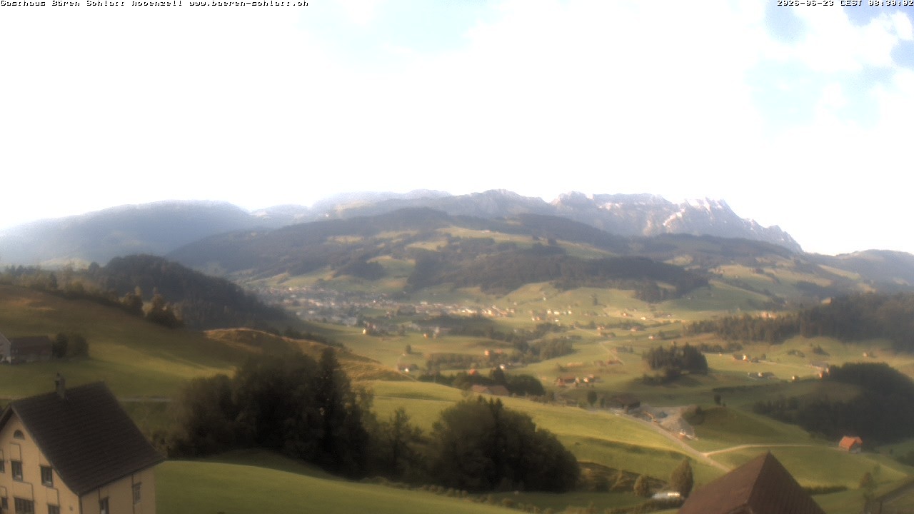 Archived image Webcam Appenzell in Switzerland