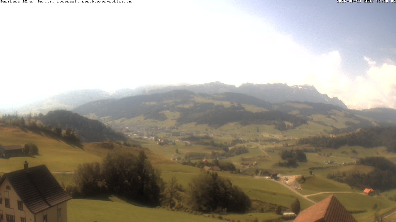 Archived image Webcam Appenzell in Switzerland