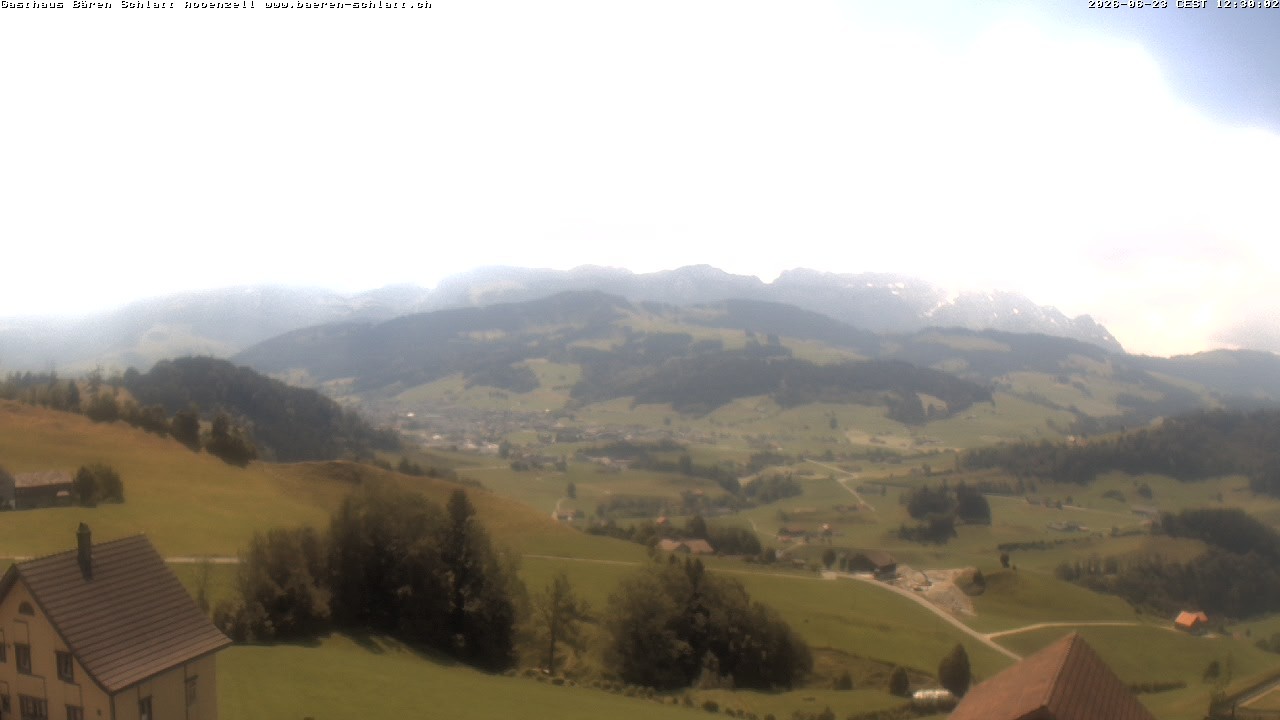 Archived image Webcam Appenzell in Switzerland