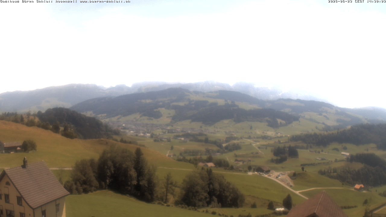 Archived image Webcam Appenzell in Switzerland