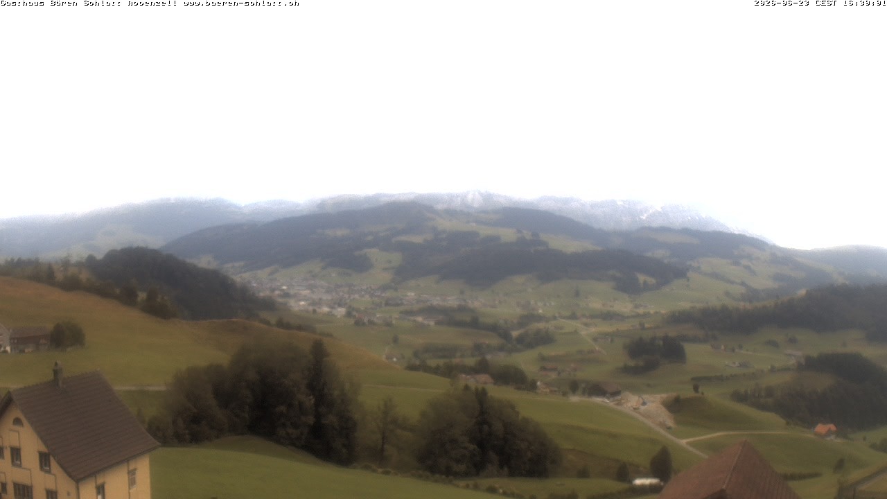 Archived image Webcam Appenzell in Switzerland