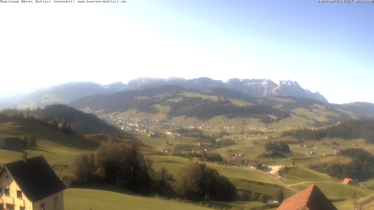 Archiv Foto Webcam Panoramablick über Appenzell