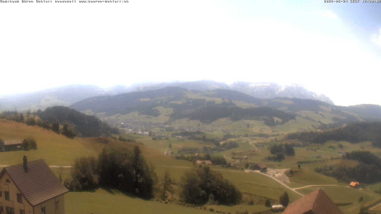 Archiv Foto Webcam Panoramablick über Appenzell