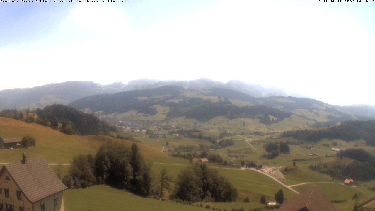 Archiv Foto Webcam Panoramablick über Appenzell