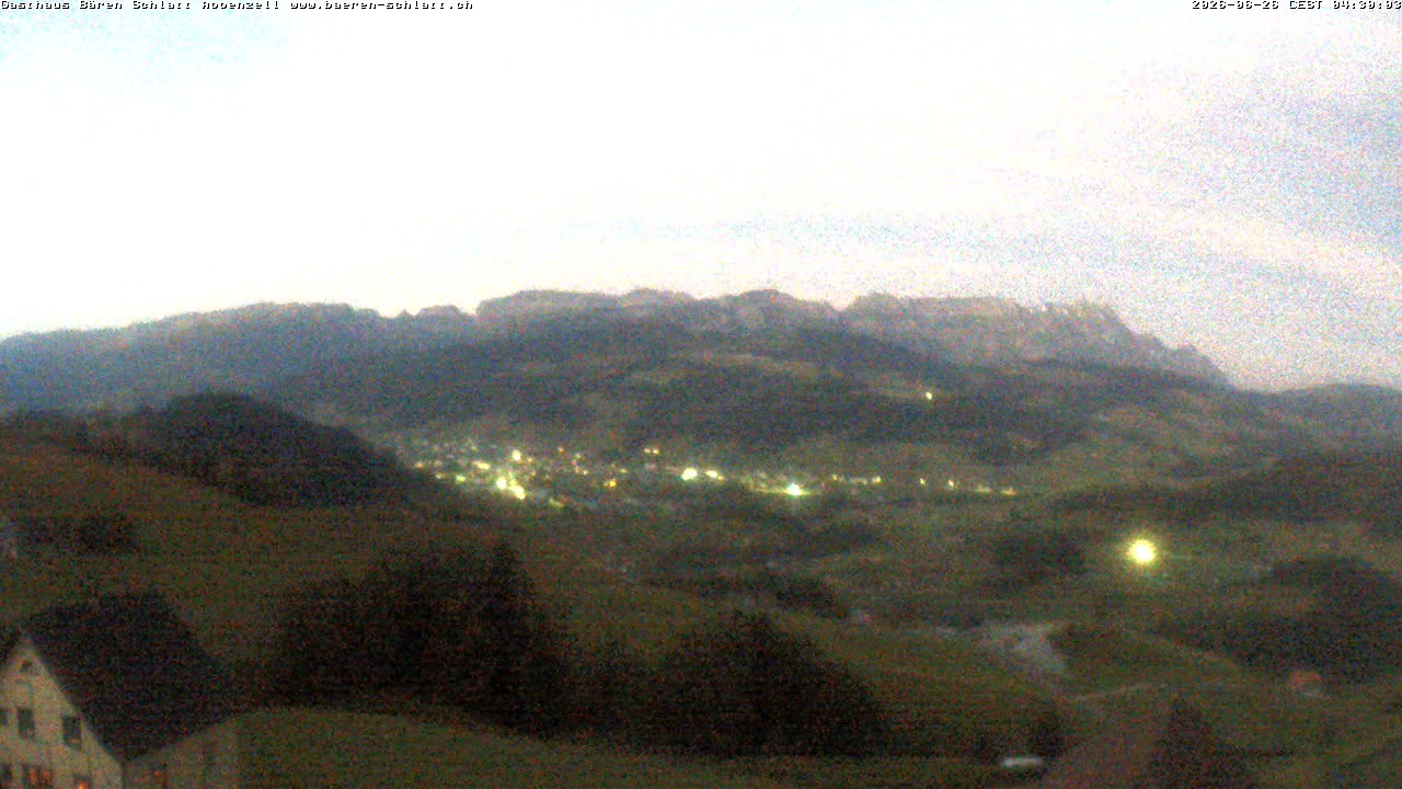 Archived image Webcam Appenzell in Switzerland