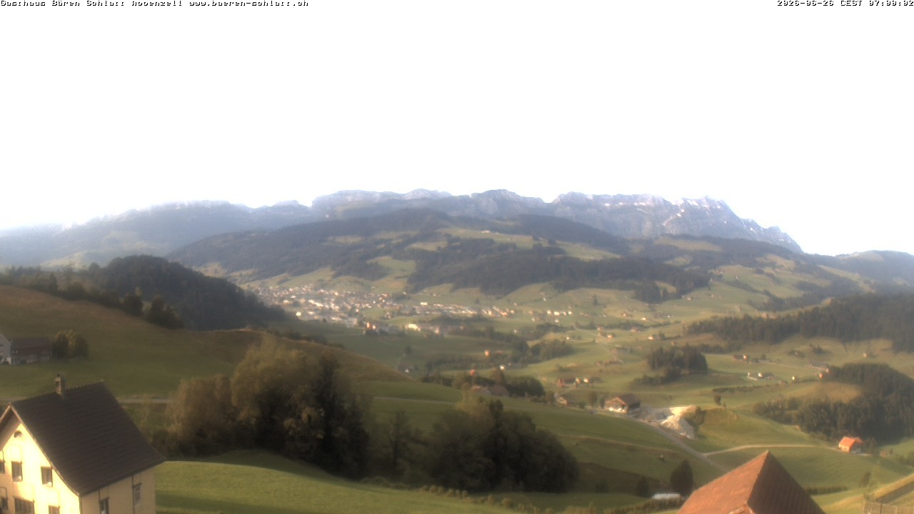 Archived image Webcam Appenzell in Switzerland