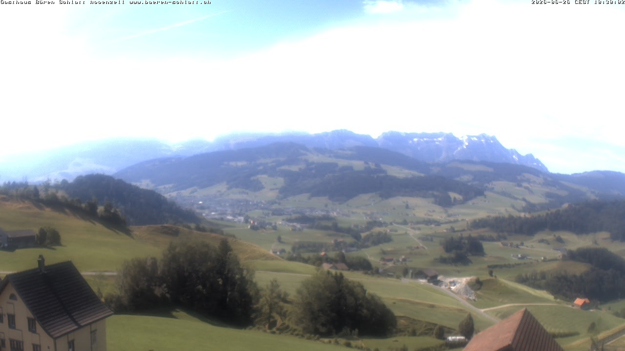 Archived image Webcam Appenzell in Switzerland